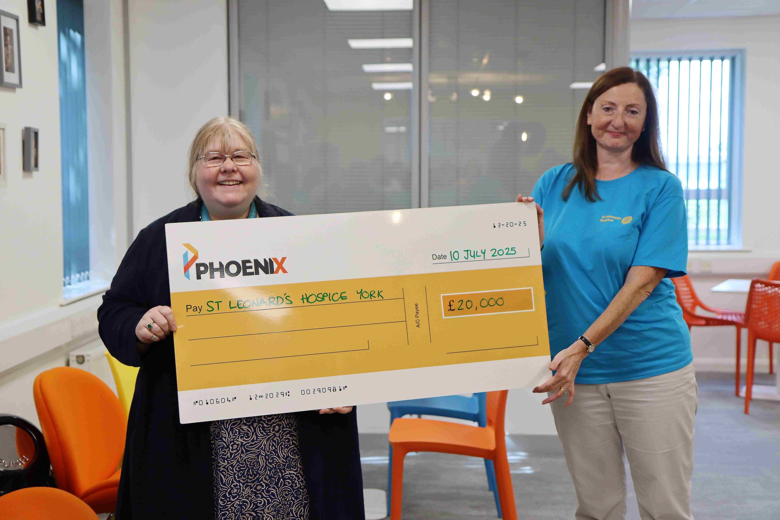 Phoenix Software raised over £25k for St Leonard’s Hospice in 2025
